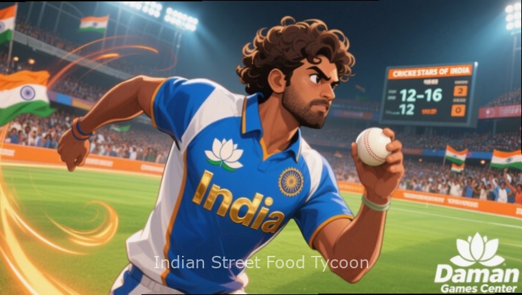 Food Preparation in Indian Street Food Tycoon Indian Street Food Tycoon gameplay showing various food preparation stations with chefs making pani puri, vada pav and other street foods